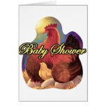 Hen And Chick Painting - Multi Greeting Cards