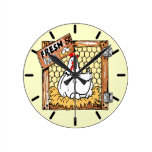 Hen and Eggs-Country Kitchen wall clocks