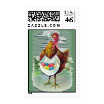 Hen and Eggs Easter Postage