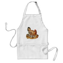 Hen Chicks Babies and Eggs Aprons