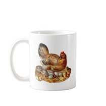 Hen Chicks Babies and Eggs Coffee Mug