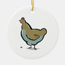 hen christmas ornaments