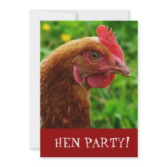 Hen Night Bachelorette Party Invite invitation