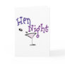 Hen Night Greeting Card