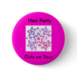 Hen Party Badge buttons