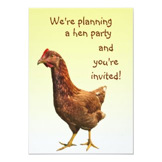 Hen Party Invitation