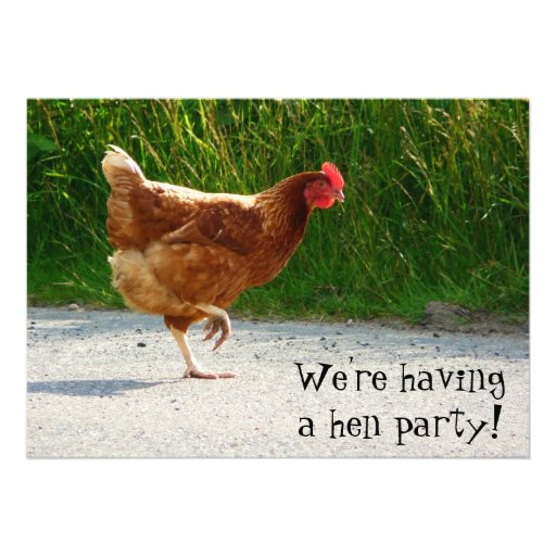 Hen Party! Invite for bachelorette celebration