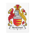 Henderson Family Crest postcards by coatsofarms Henderson Family Crest postcards