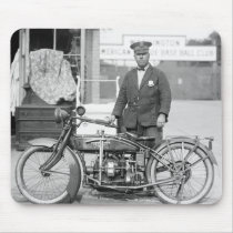 Henderson Police Motorcycle, 1922 Mousepad