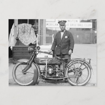 Free Tomorrow Motorcycle Club on Policeman With Antique Henderson Motorcycle In Front Of Washington