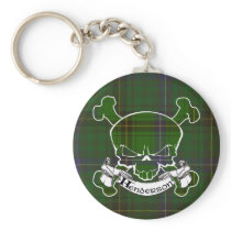 Henderson Tartan Skull Key Chain
