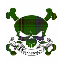 Henderson Tartan Skull t-shirts