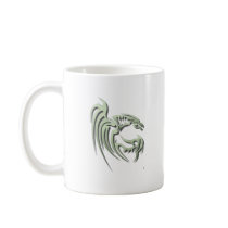 Henham the Metallic Green Dragon mugs by Dragon_Keeper Henham the Metallic Green Dragon mugs
