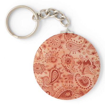 Henna Design Key Chain by ShouShou Original drawing inspired by the 