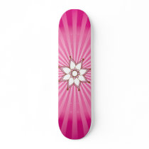Henna Flower Sunburst  Skateboard
