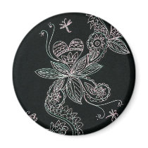 henna flowers magnets by angelpainter1 henna flowers magnets