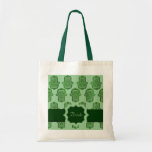 Henna Hand of Hamsa (Green) (Wedding) Tote Bags