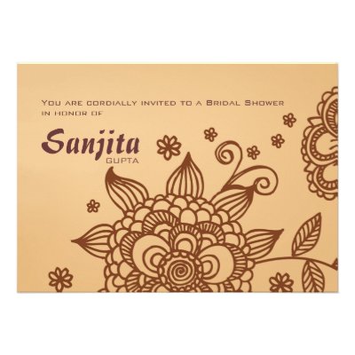 Henna Inspiration Invitation