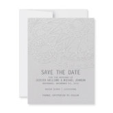 Henna Inspired Save the Date invitation