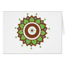 Henna Lotus Mandala Card