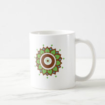 Henna Lotus Mandala Coffee Mugs