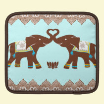 Henna Love Elephants Ipad Sleeve ipad sleeves