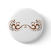 Henna Om Double Pinback Buttons