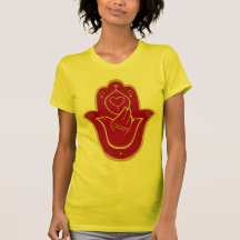 Henna Peace and Love Hamsa T Shirt
