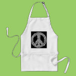 Henna Peace Sign aprons