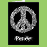 Henna Peace Sign cards