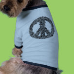 Henna Peace Sign pet clothing