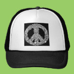 Henna Peace Sign hats