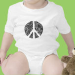 Henna Peace Sign (reverse) t-shirts