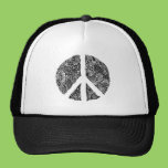 Henna Peace Sign (reverse) hats
