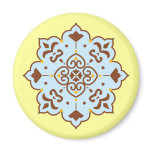 Henna Persian Rug Mandala Fridge Magnets