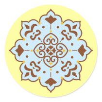 Henna Persian Rug Mandala stickers