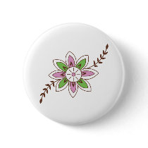 Henna Tattoo Flower buttons by sixteenthkid Henna Tattoo Flower buttons