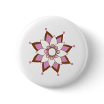 Henna Tattoo Flower buttons