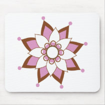 Henna Tattoo Flower mousepads