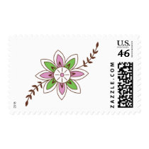Henna Tattoo Flower postage