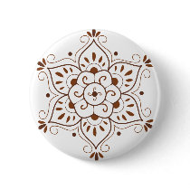 Henna Tattoo Mandala buttons