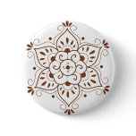 Henna Tattoo Mandala buttons