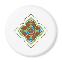 Henna Tattoo Mandala magnets by sixteenthkid Henna Tattoo Mandala magnets