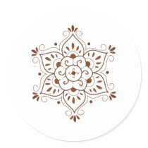 Henna Tattoo Mandala stickers