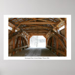 Henninger Covered Bridge, interior Poster
