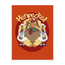 Henpecked postcards