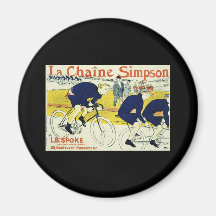 Henri de Toulouse La Chaine Simpson Refrigerator Magnet