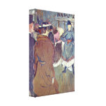 Henri de Toulouse-Lautrec - Beginning quadrille Gallery Wrapped Canvas