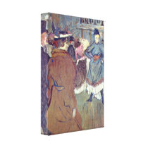 Henri de Toulouse-Lautrec - Beginning quadrille Gallery Wrapped Canvas