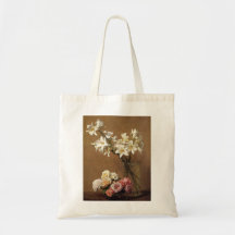 Henri Fantin-Latour Roses and Lilies Bag